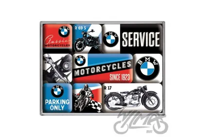 MAGNET BMW MOTORCYCLES SET 9 PCS 83077