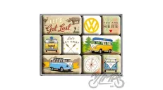 MAGNET VW BULLI LET GET SET 9 PCS 83080