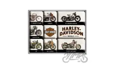 MAGNET HARLEY-DAVIDSON MODEL CHART SET 9 PCS 83102