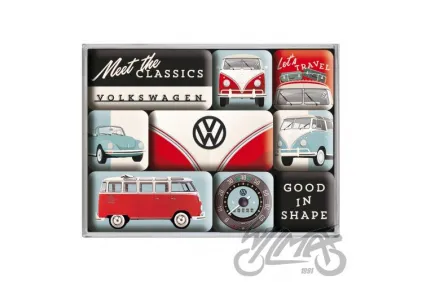 MAGNET VW MEET CLASSICS 9 PCS 83107