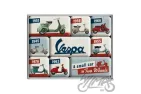 MAGNET VESPA MODEL CHART SET 9 PCS 83110
