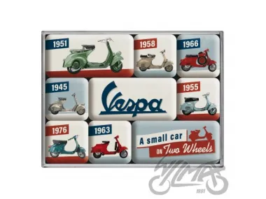 MAGNET VESPA MODEL CHART SET 9 PCS 83110