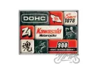 MAGNET KAWASAKI MOTORCYCLE SET 9 PCS 83114