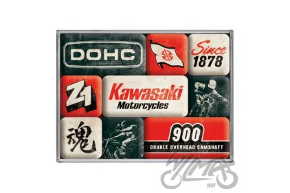 MAGNET KAWASAKI MOTORCYCLE SET 9 PCS 83114