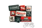 MAGNET KAWASAKI MOTORCYCLE SET 9 PCS 83114