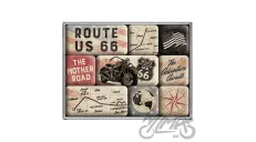 MAGNET ROUTE 66 SET 9 PCS 83117