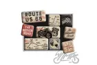 MAGNET ROUTE 66 SET 9 PCS 83117