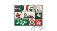 MAGNET VESPA ITALIAN LEGEND 9 PCS 83125