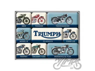 MAGNET TRIUMPH MODEL CHART 9 PCS 83128