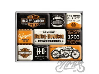 MAGNET HARLEY DAVIDSON 9 PCS 83133