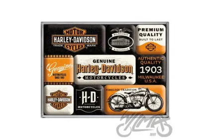 MAGNET HARLEY DAVIDSON 9 PCS 83133