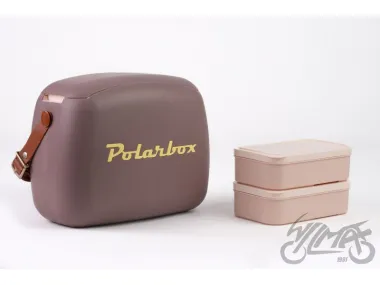 ŠALTKREPŠIS, KELIONINIS ŠALDYTUVAS POLARBOX LUNCH MAUVE AUKSO 9347 6L