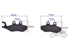 PAD SET, FRONT BRAKE FOR PIAGGIO FLY 125 50