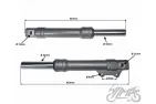 DAMPER ASSY, FRONT SHOCK ABSORBER SET FOR PIAGGIO FLY 125