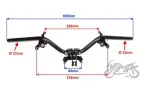 HANDLEBAR FOR PIAGGIO FLY 125/50