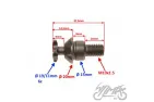 SHAFT, OUTPUT W/SPROCKET POCKET BIKE T8F