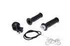 THROTTLE GRIP ASSY W/CABLE AND LH HANDLEBAR GRIP