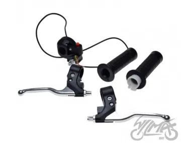 GRIP SET, THROTTLE GRIP ASSY AND LH HANDLEBAR GRIP