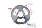 SPROCKET, REAR T=55 140 25H FOR POCKET BIKE, MINI ATV
