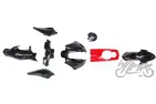 COVER SET, BODY KIT FOR PEUGEOT LUDIX BLACK-RED