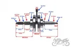 CRANKSHAFT ASSY XY140 ENGINE
