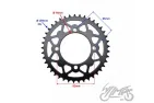 SPROCKET, REAR WHEEL NT:41 428