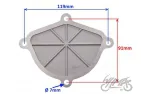 CYLINDER HEAD LEFT COVER ENGINE YX160