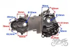 CRANKCASE LH FOR PIAGGIO VESPA 125