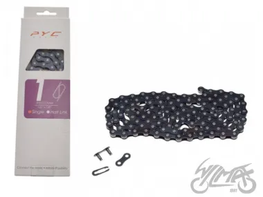 CHAIN, TRANSMISSION BICYCLE PYC P410 1/2 x 1/8 x 116L