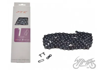 CHAIN, TRANSMISSION BICYCLE PYC P410 1/2 x 1/8 x 116L