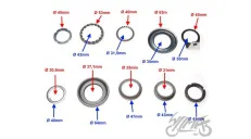 BEARING SET, STEERING STEM FOR PIAGGIO ZIP 50 4T