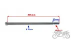 AXLE, REAR WHEEL FOR ROMET CAFFE