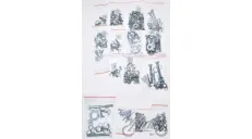 BOLT SET, CHASSIS + ENGINE FOR JUNAK M10