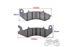 FRONT BRAKE PADS ASSY FOR KEEWAY RKF 125