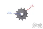 SPROCKET, ENGINE KOMAR NT:12