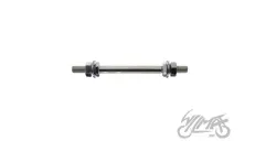 AXLE, FRONT WHEEL BALL BEARING ROMET