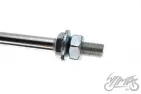 AXLE, FRONT WHEEL BALL BEARING ROMET