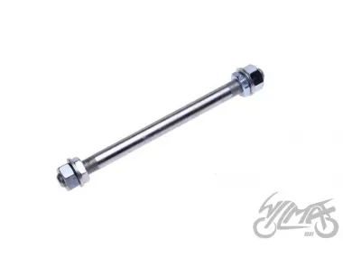 AXLE, REAR WHEEL ROMET BALL BEARING