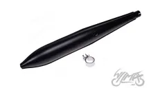 MUFFLER ASSY ROMET PONY TAIWAN BLACK, CLAMP