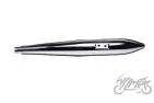 MUFFLER ASSY ROMET PONY TAIWAN CHROME, CLAMP