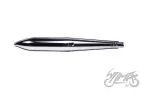 MUFFLER ASSY ROMET PONY TAIWAN CHROME, CLAMP