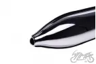 MUFFLER ASSY ROMET PONY TAIWAN CHROME, CLAMP