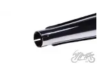 MUFFLER ASSY ROMET PONY TAIWAN CHROME, CLAMP