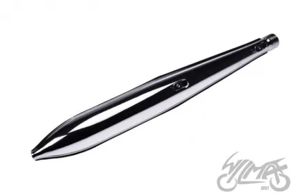 MUFFLER ASSY ROMET PONY TAIWAN CHROME THREAD