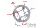 SPROCKET, REAR WHEEL NT:46 428 OGAR900