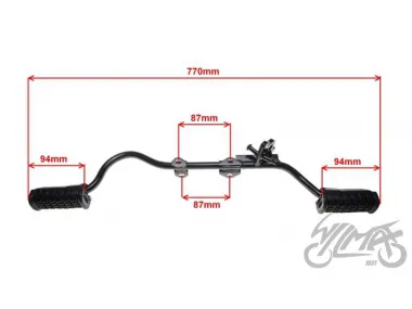 FOOTREST FOR ROMET VIA CITY