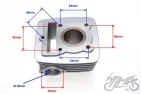 CYLINDER 4T 50ccm ROMET ZETKA