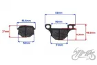 PAD SET, FRONT BRAKE ROMET ZETKA