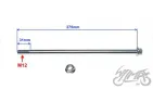 AXLE, REAR SWING ARM ROMET ZETKA