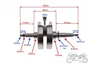 CRANKSHAFT ASSY FOR SUZUKI GN125